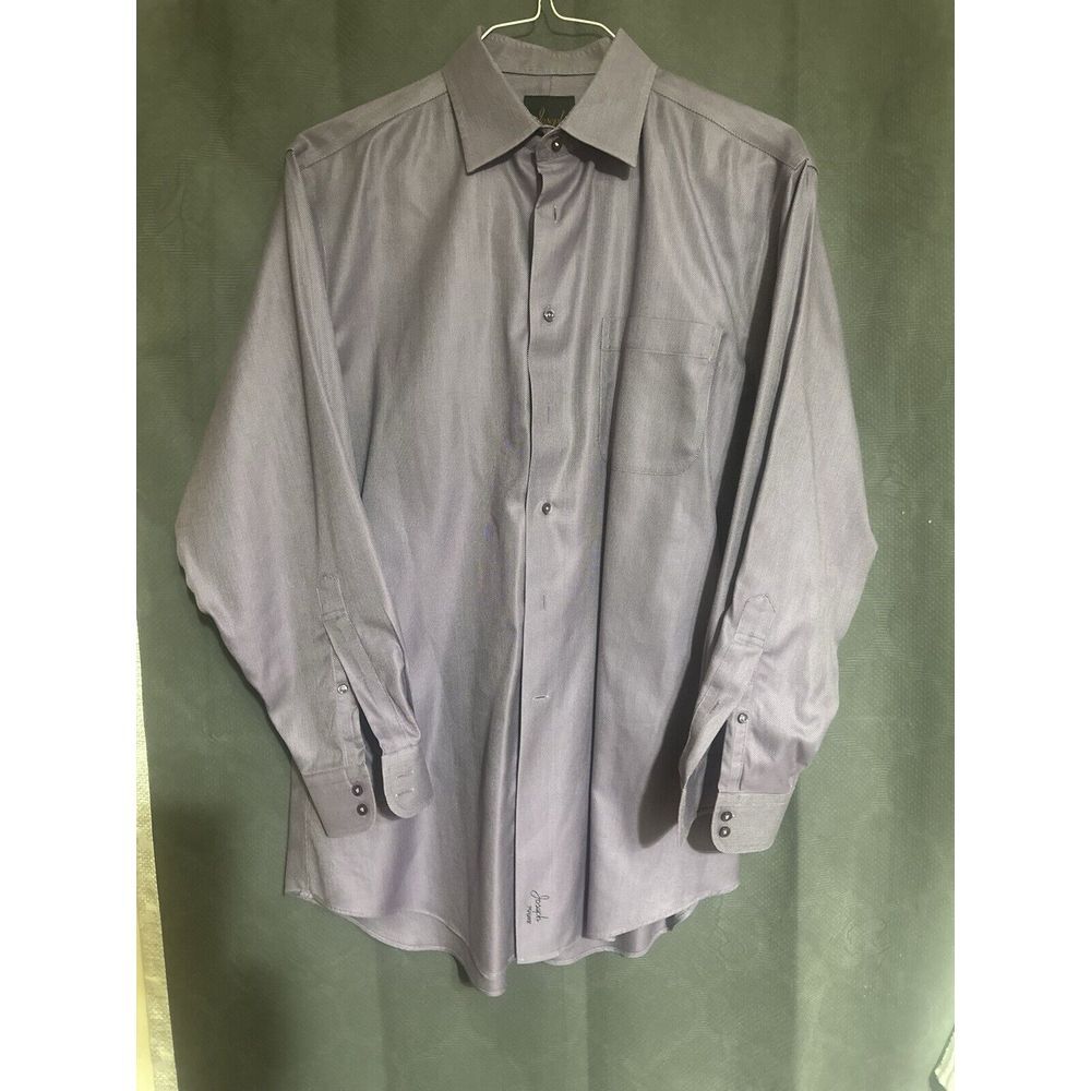 Jos A Banks Travellers Collection Dress‎ Shirt All Cotton Point Collar 16.5-33